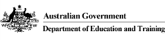 Australian Government Department of Education logo